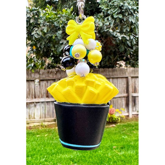 Sanrio Chococat Fries Squishy Keychain Bag Purse Charm - Picture 4 of 5